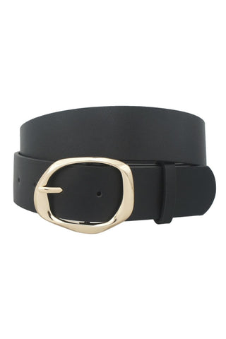 Organic Buckle Leather Belt