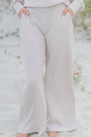 Straight Wide Leg Pants