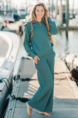 Straight Wide Leg Pants