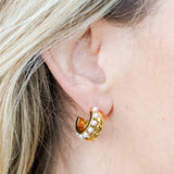 My Sister's Cottage | Waterproof | Heart Hoop Earrings (detail view 4)
