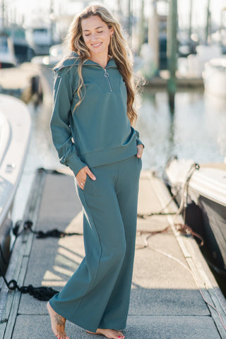 Straight Wide Leg Pants