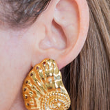 My Sister's Cottage | Waterproof | Nautilus Shell Earrings