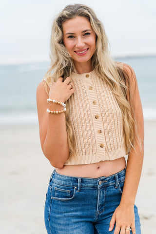 Button Sweater Vest