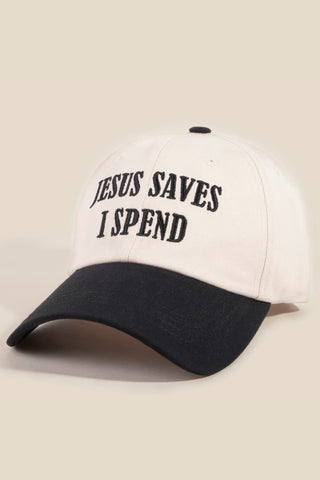 Jesus Saves I Spend Trucker Hat