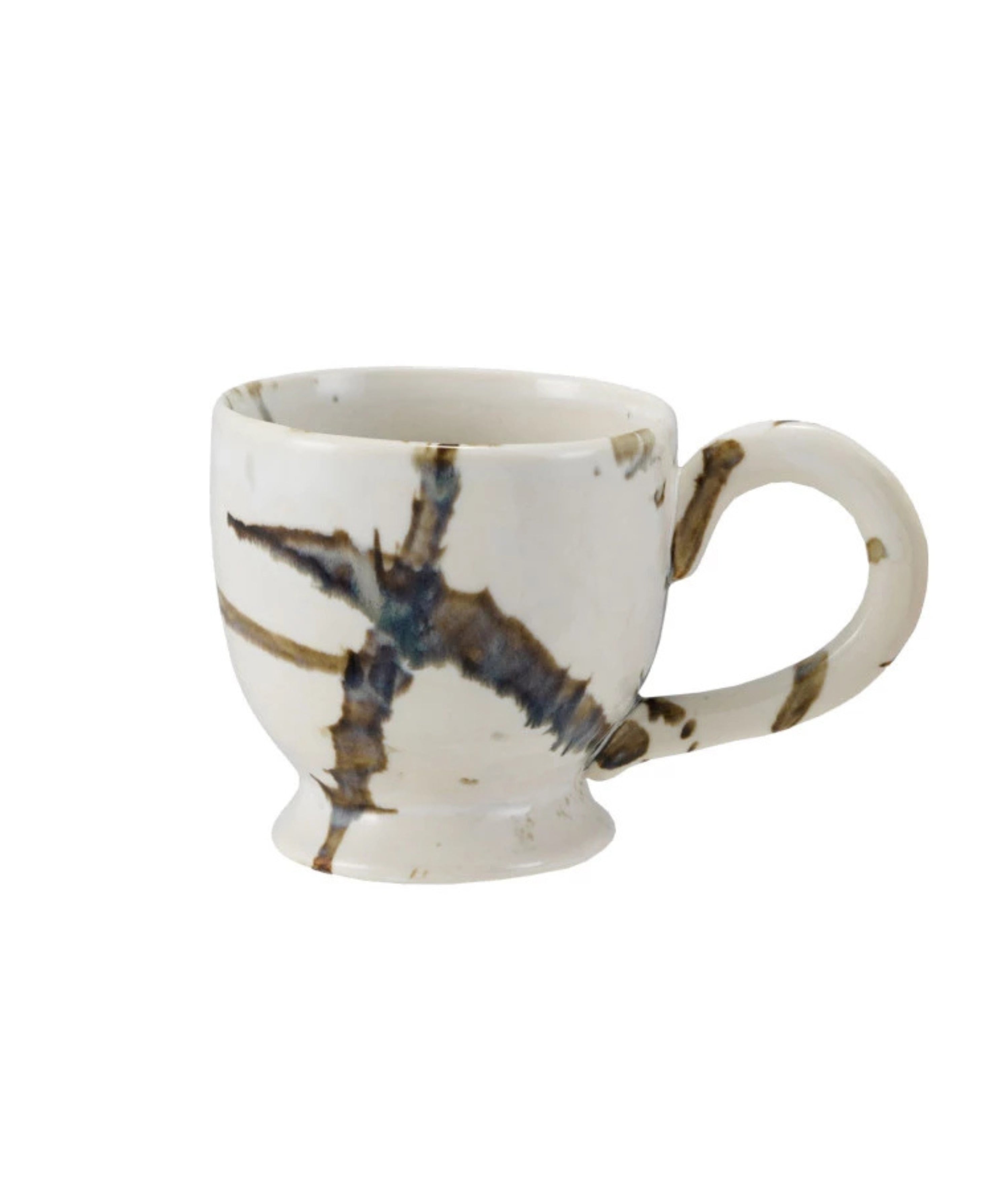 Stoneware Footed Mug