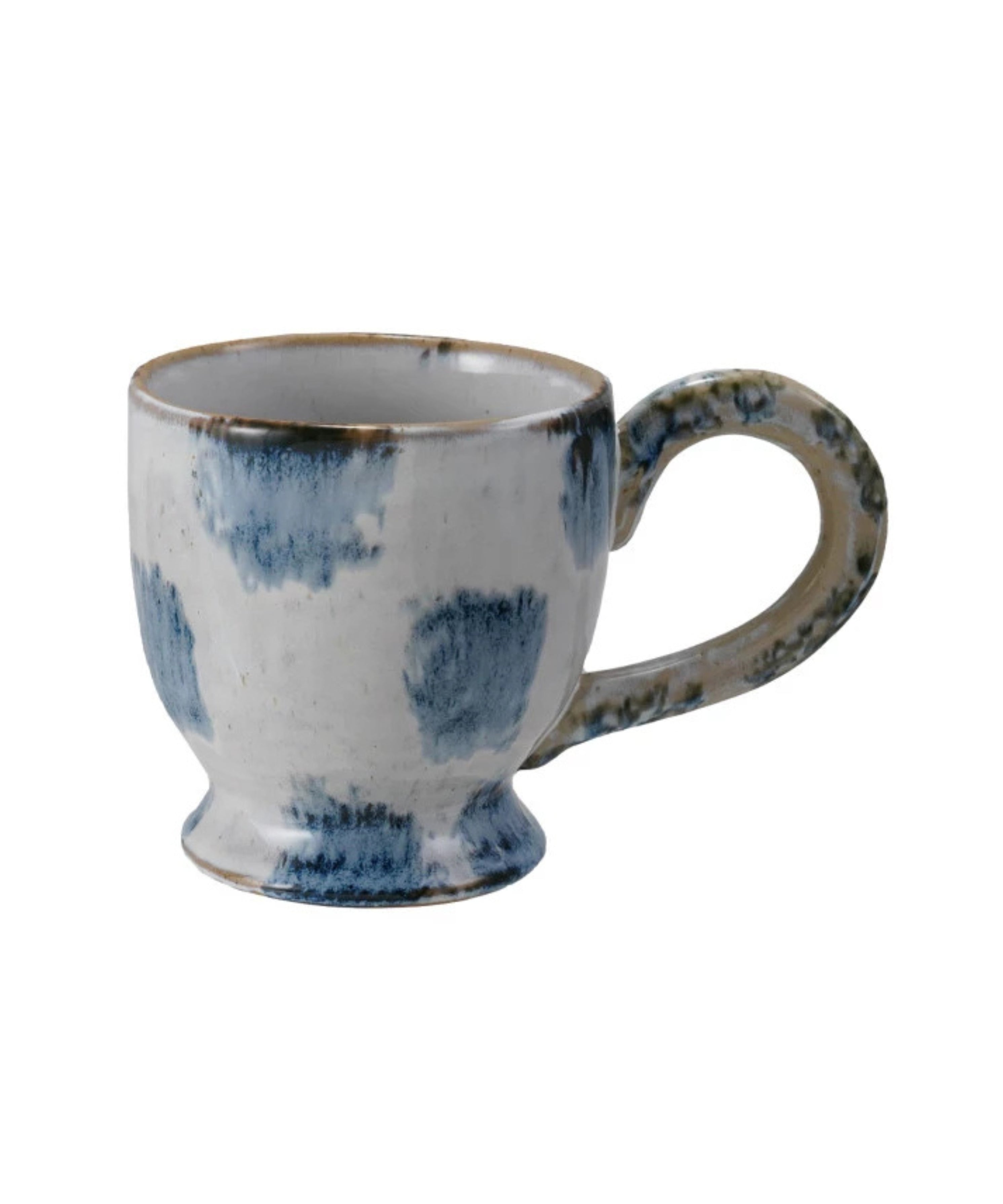 Stoneware Footed Mug