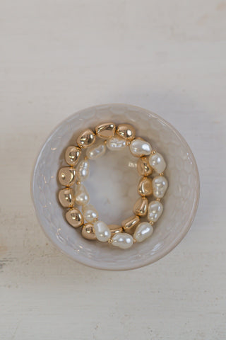 Baroque Pearl Stretch Bracelet