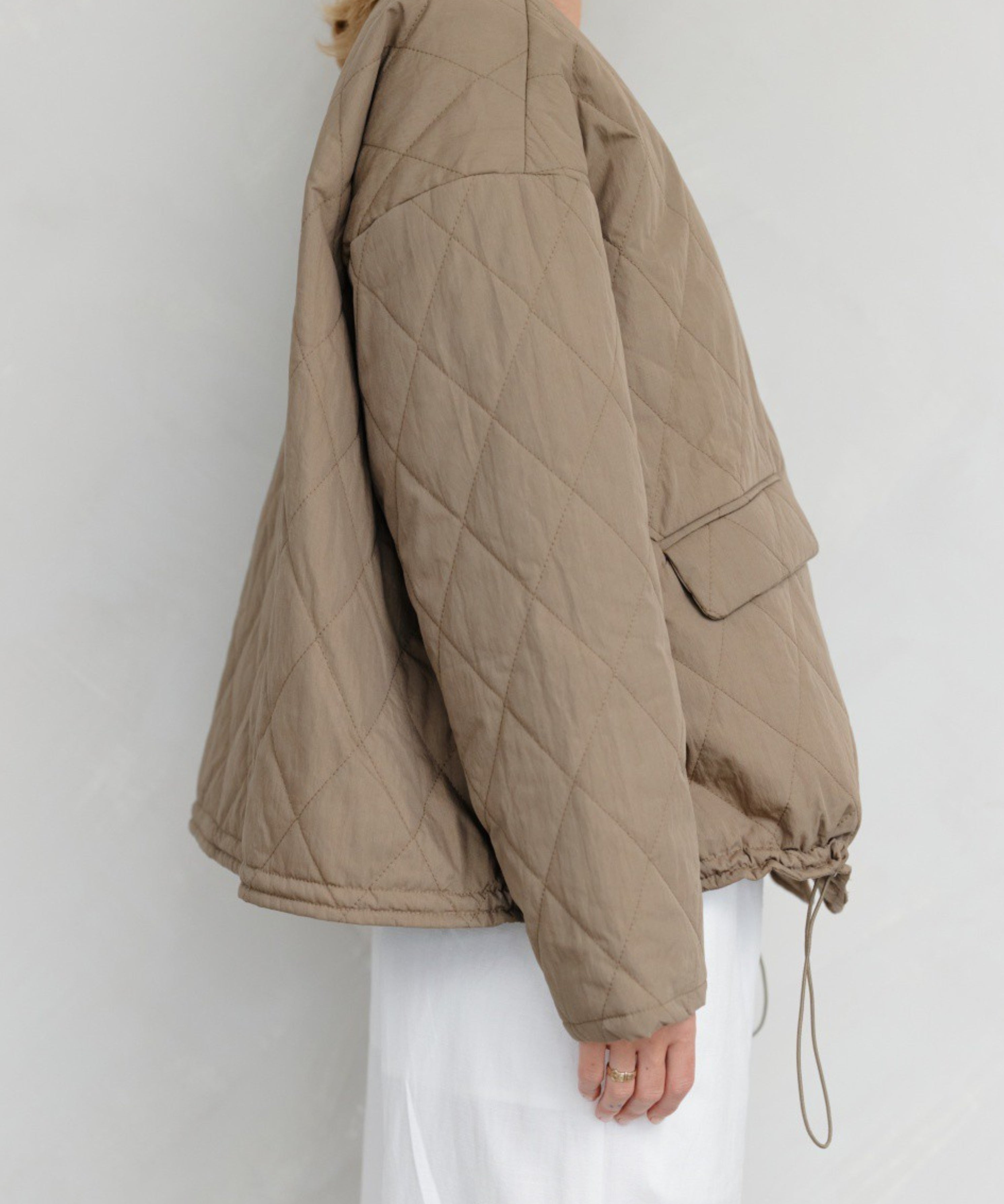 Oversized Quilted Jacket (detail view 2)