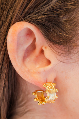 My Sister's Cottage | Waterproof | Textured Ball Hoops