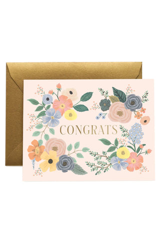 Garden Forest Congrats Card