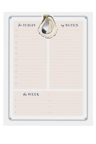 Oyster Planner Notepad