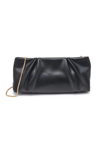 Sleek Pleated Clutch