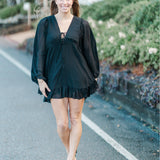 Long Sleeve Breeze Ruffle Dress