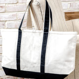 Canvas Accent Tote Bag