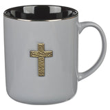 Metal Cross Mug