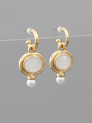 Round Dangle Earrings