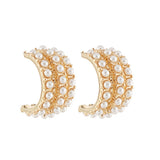 Pearl Lined Hoops
