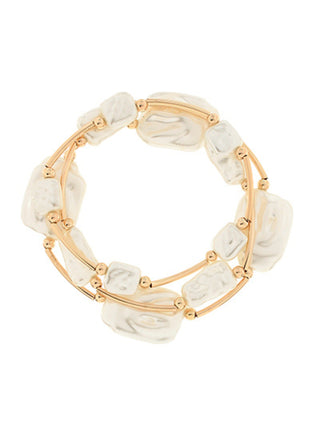 Thick Layered Gold Bracelet