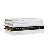 White & Black Decorative Storage Book