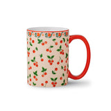 Cherries Porcelain Mug