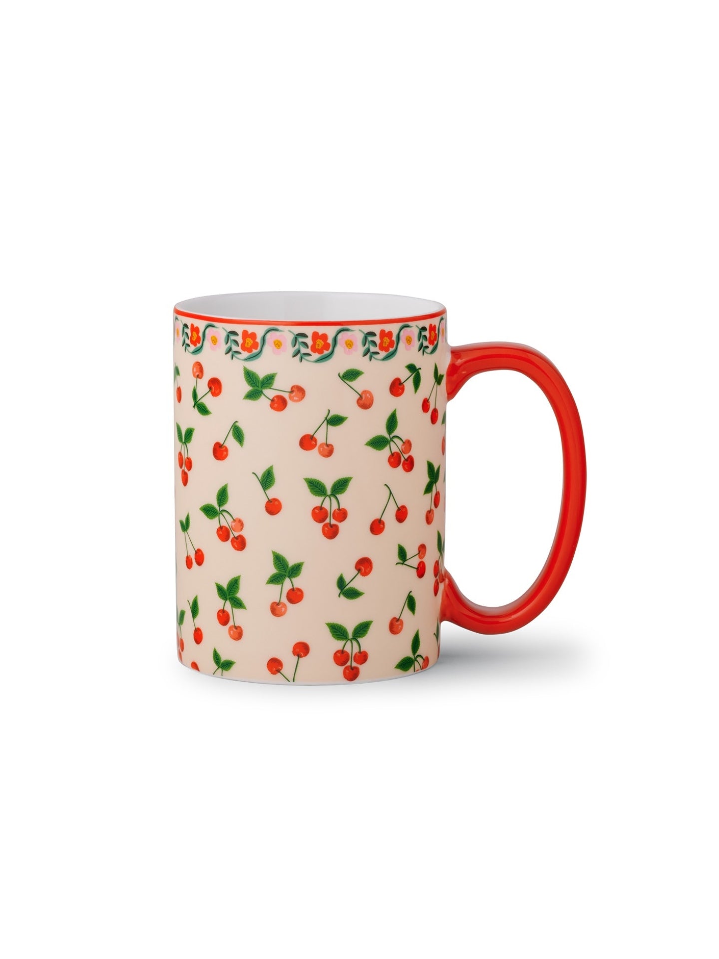 Cherries Porcelain Mug