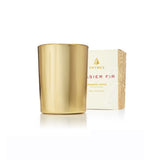 Frasier Fir Gilded Votive Candle