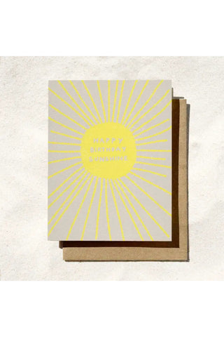 Happy Birthday Sunshine Card