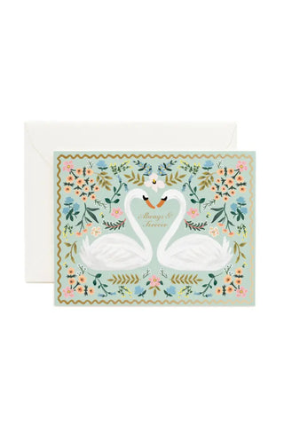 Always & Forever Swans Card