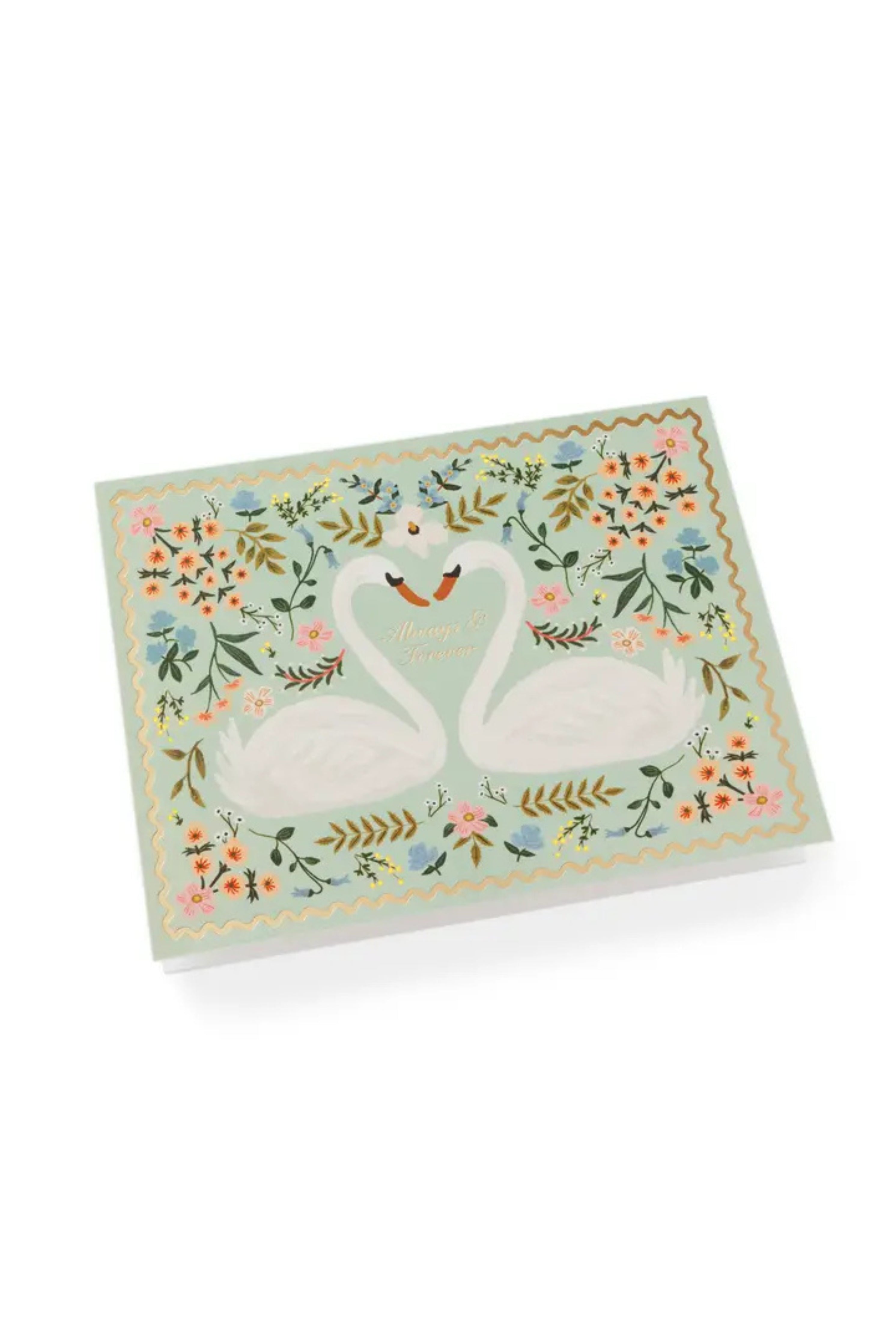 Always & Forever Swans Card (detail view 2)