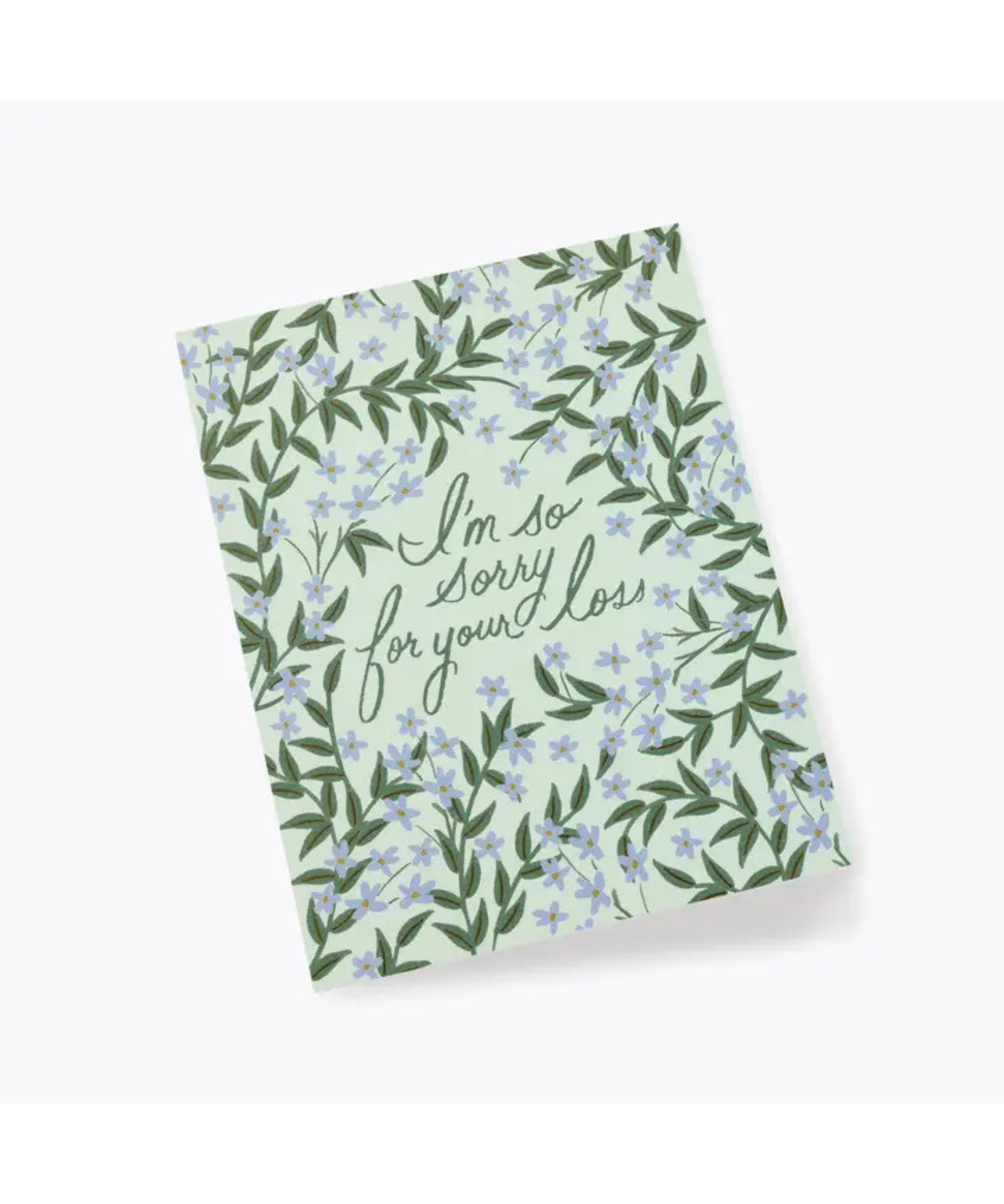 Laurel Sympathy Card (detail view 2)
