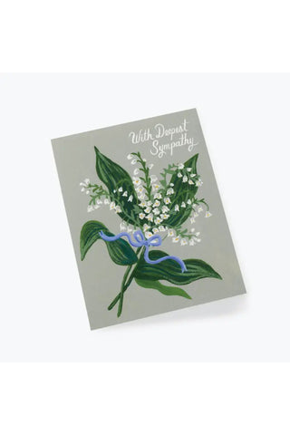 Lily of the Valley Sympathy Card