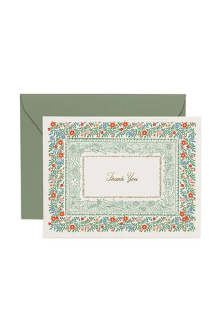 Rosette Thank You Card