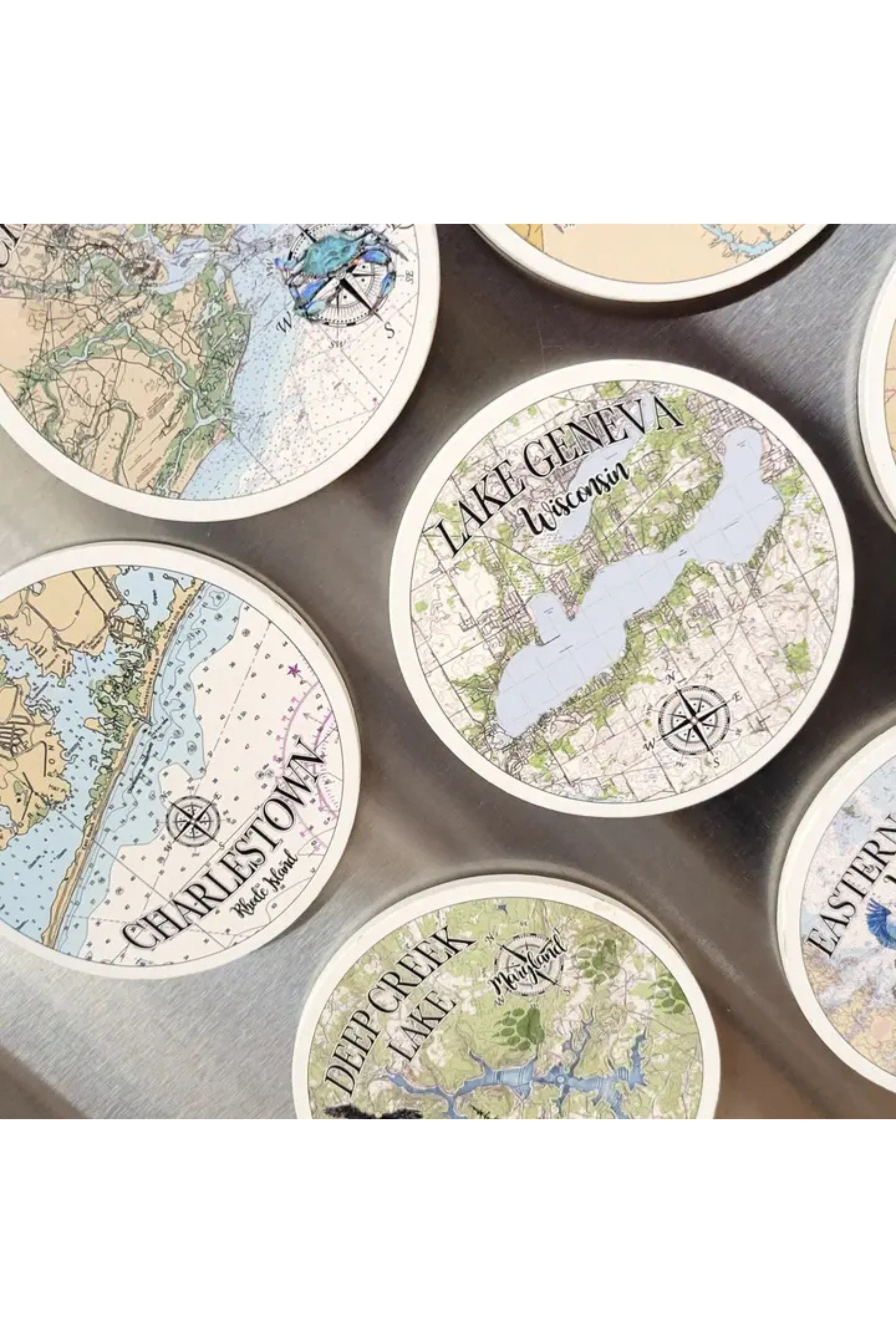 Charleston Map Magnet