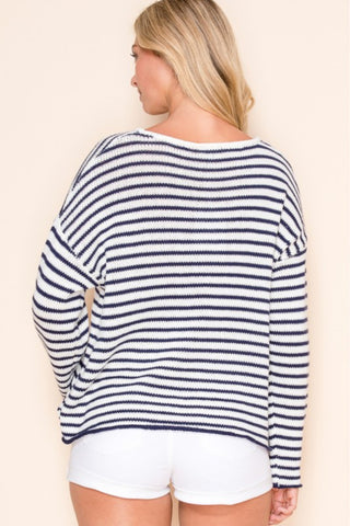 Striped Detail Sweater