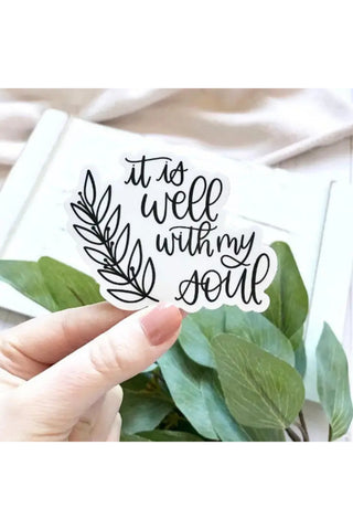 It Is Well Sticker