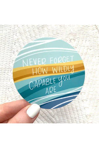 Never Forget Sticker