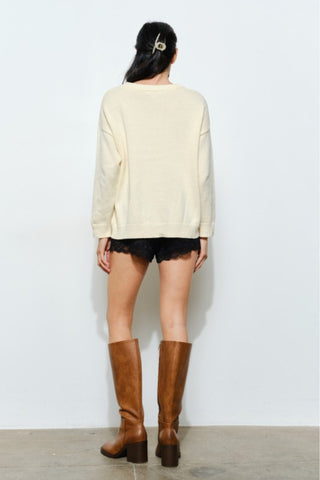 Martini Bead Knit Sweater