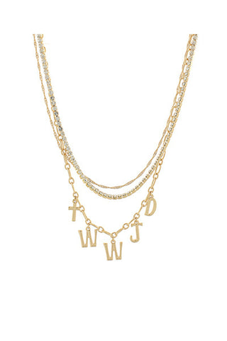 WWJD Charm Necklace