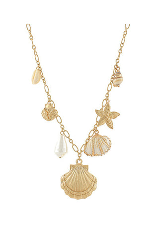 Shell & Sealife Charm Necklace