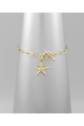 Starfish Charm Bracelet