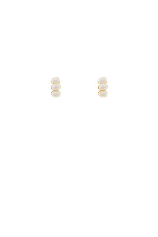 3 Pearl Earrings