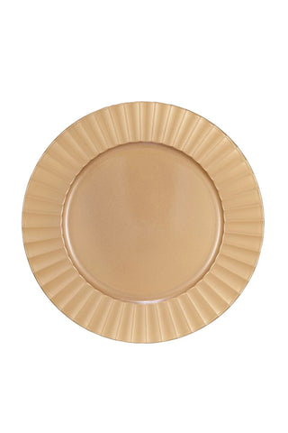 Decorative Edge Gold Charger