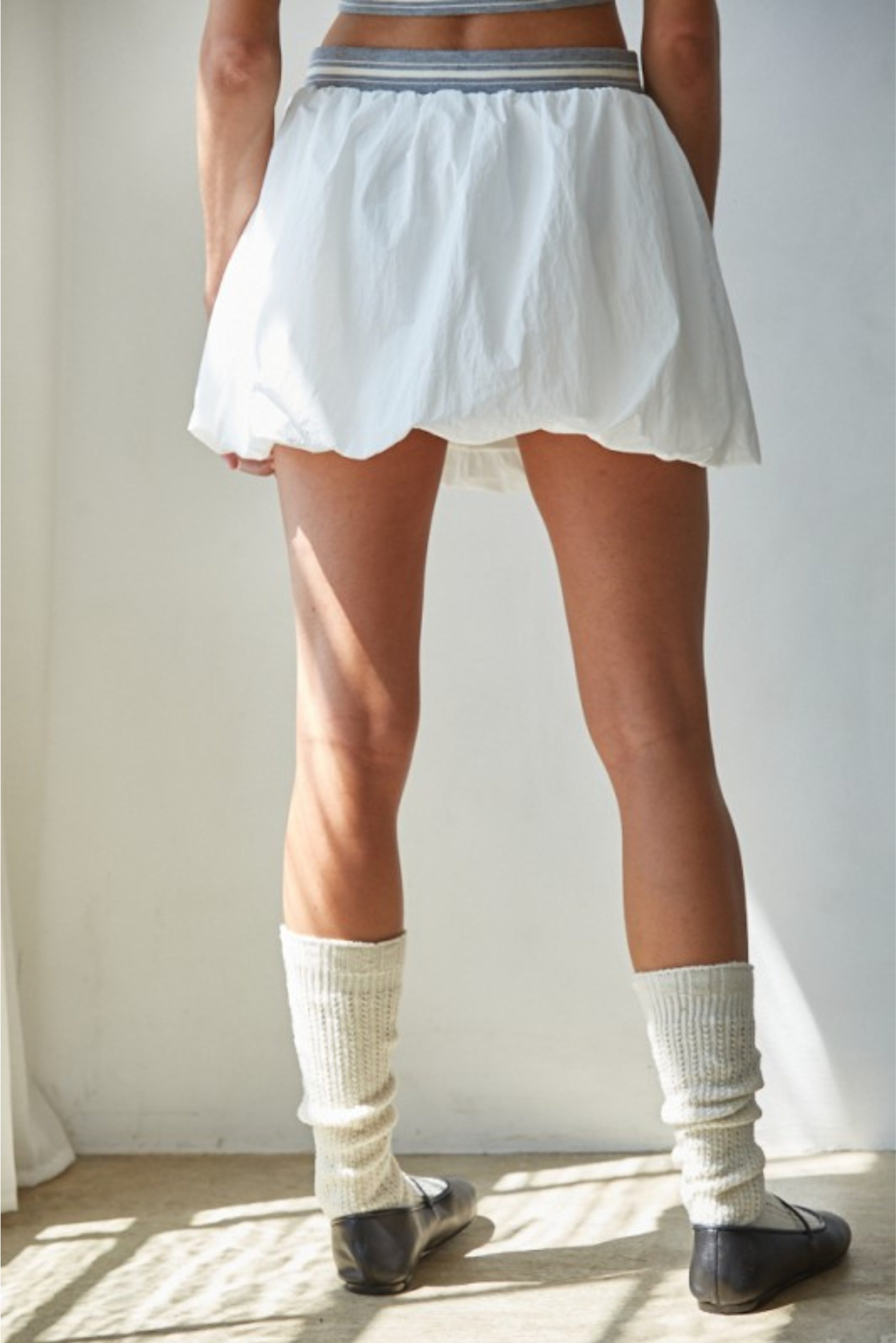 Stripe Waist Bubble Skirt (detail view 8)
