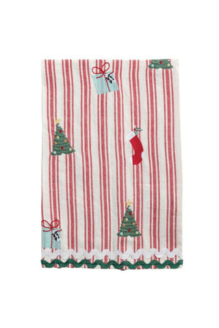 Christmas Embroidered Towel