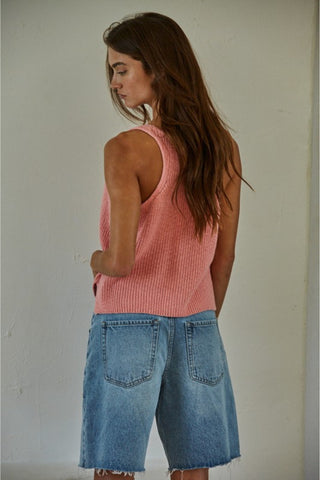 V-Neck Sweater Tank