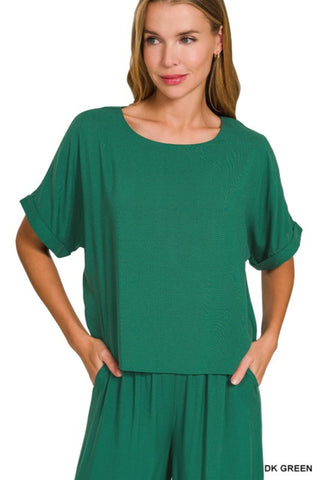 Short Sleeve Relaxed Fit Top