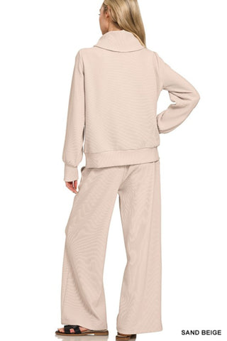 Straight Wide Leg Pants