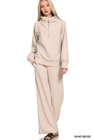 Straight Wide Leg Pants