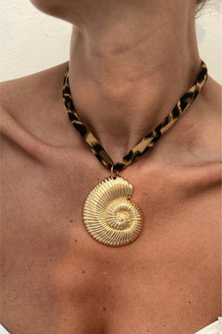Sea Life Pendant Scarf Necklace