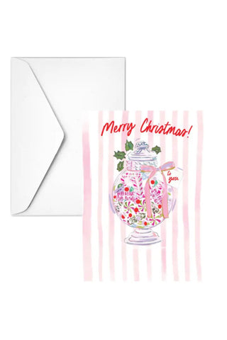 Christmas Candy Note Card